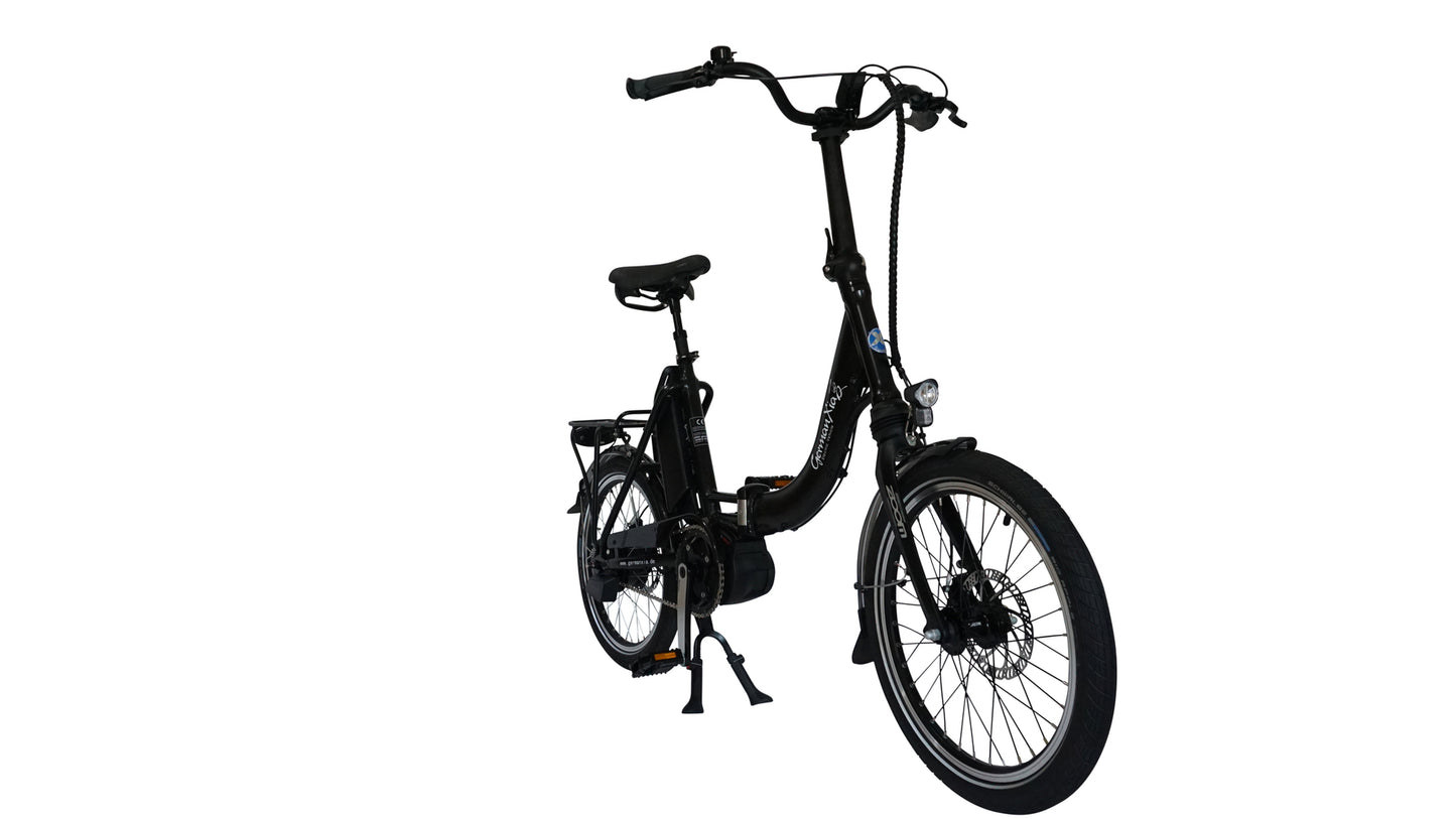 MOBILEMASTER N380K/R PP MANUELL STUFENLOS, Performance Line (65Nm), ENVIOLO 380 % Nabenschaltung mit Freilauf - E Bike Klapprad mit BOSCH Mittelmotor