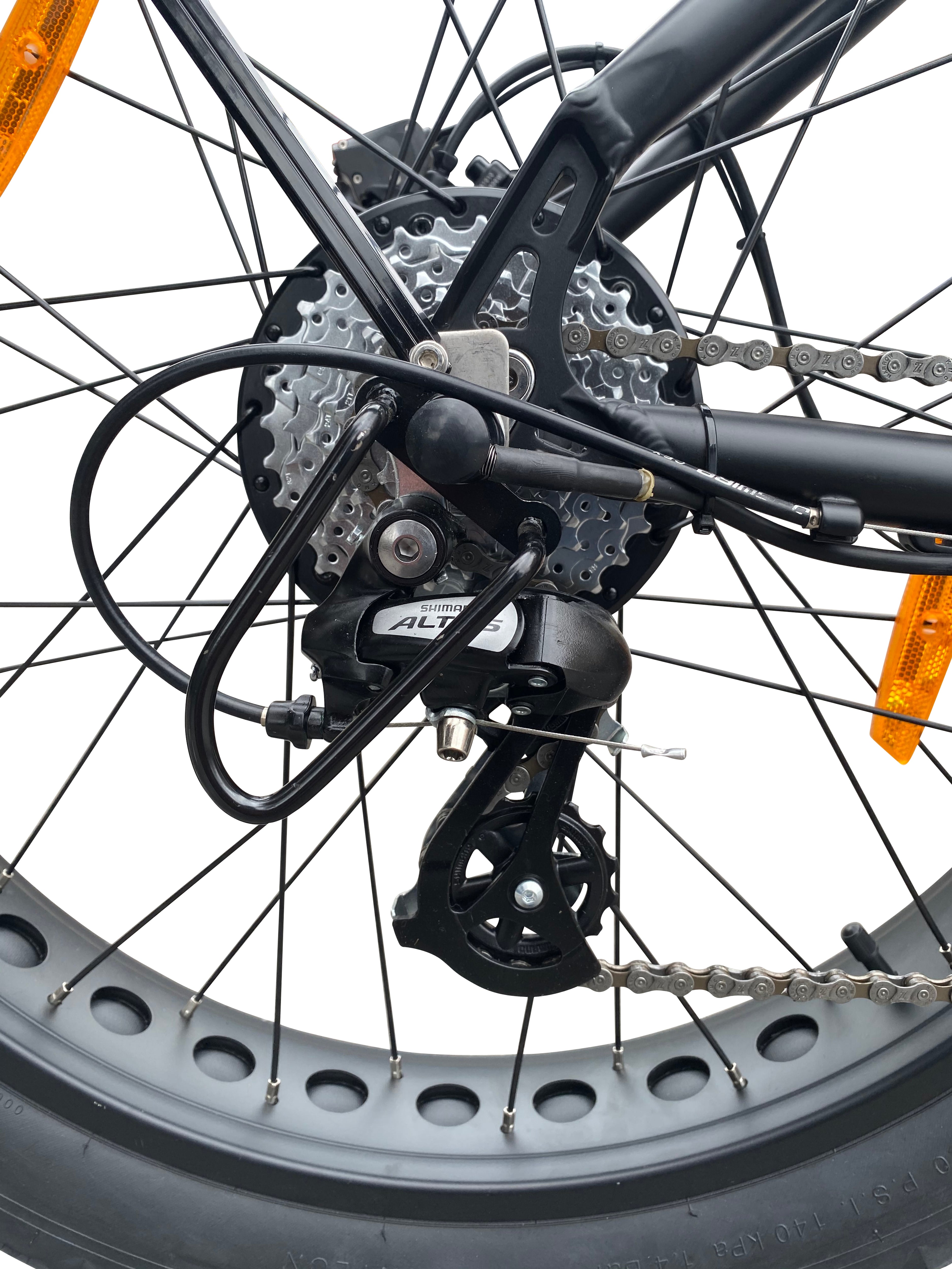 GermanXia Black Sinner E-Fatbike Chopper 26