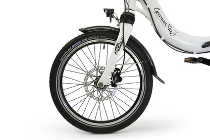 MOBILEMASTER N380K/R PP VOLLAUTOMATIK Performance Line (65Nm), ENVIOLO 380 % Nabenschaltung mit Freilauf - E Bike Klapprad mit BOSCH Mittelmotor