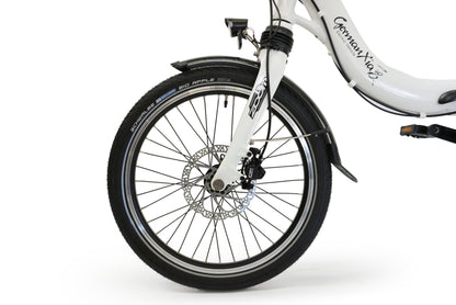 MOBILEMASTER P8K F/RT, Bosch Performance Line (65Nm), Kette, SHIMANO 8-Gang Nabenschaltung mit/ohne Rücktritt - E Bike Klapprad mit BOSCH Mittelmotor