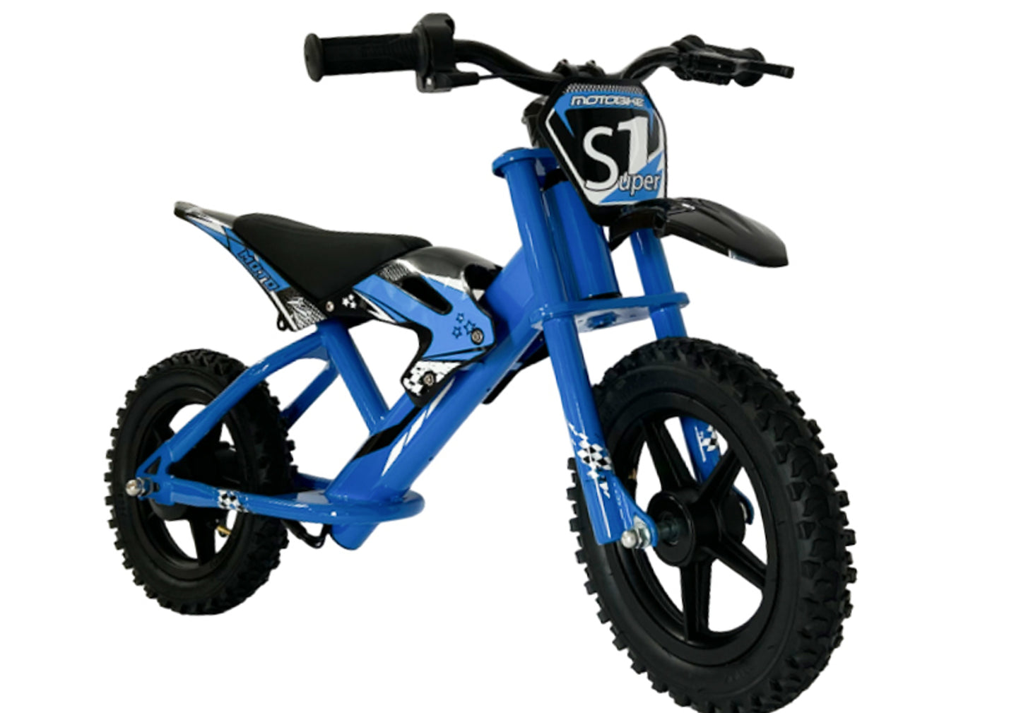 Voltino M12 Kinder Elektro Motorrad Laufrad E-Crossbike Motorrad für Kinder Elektro Laufrad 12 Zoll Stahl