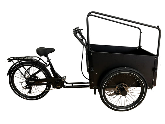 EcoMover Elektrodreirad Lastenrad Cargobike 26 Zoll 500Wh Akku