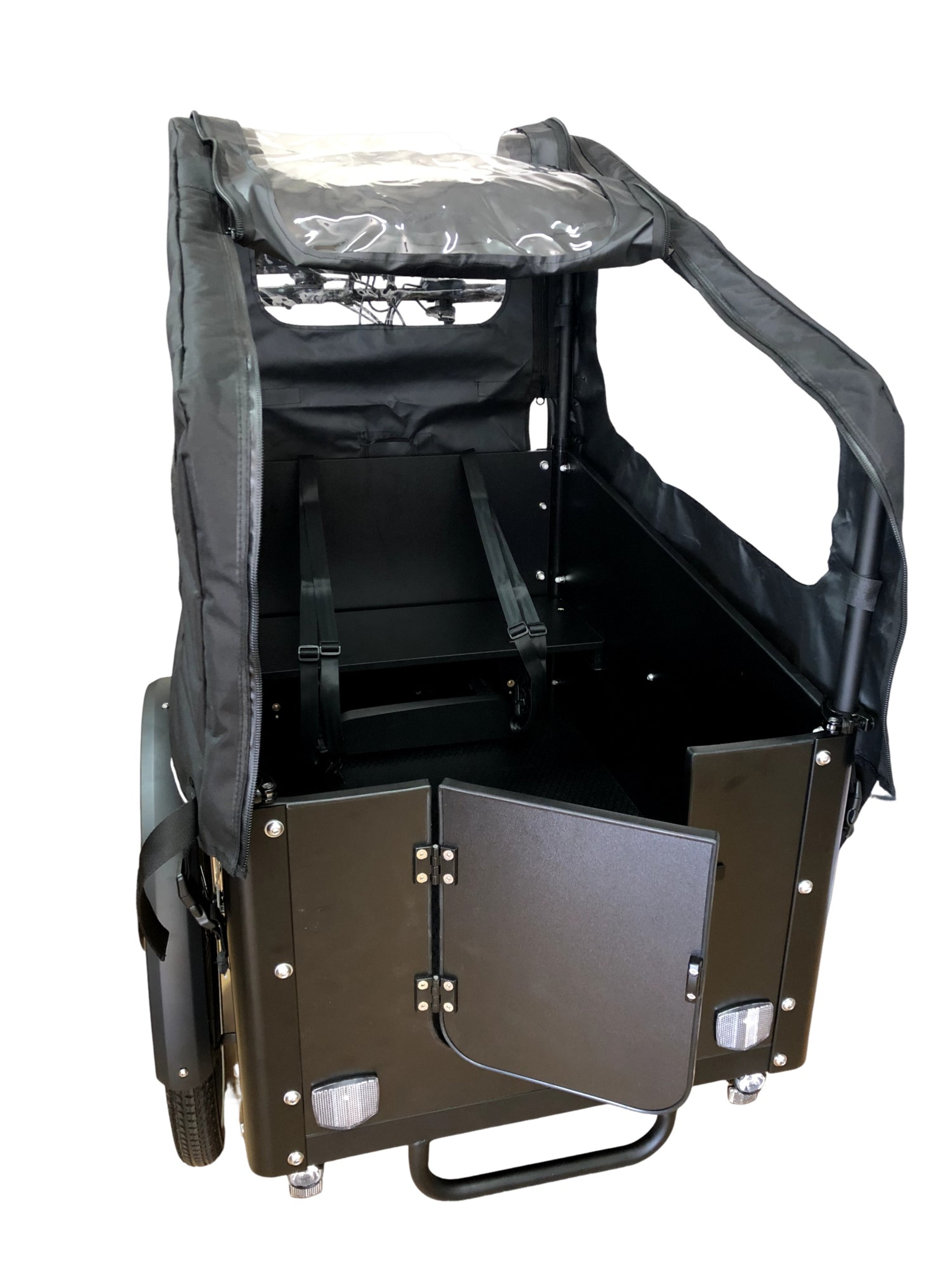EcoMover Elektrodreirad Lastenrad Cargobike 26 Zoll 500Wh Akku