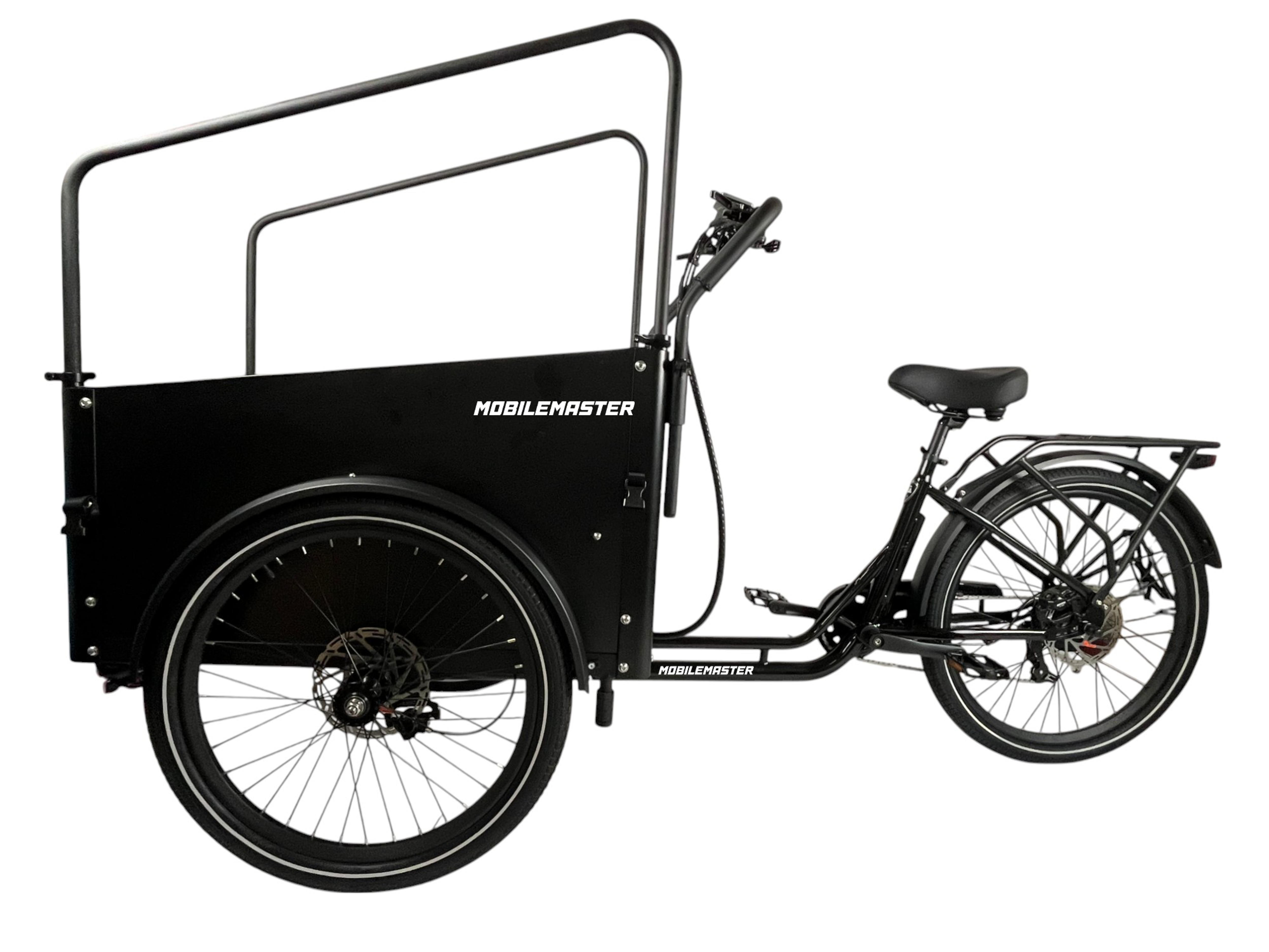 EcoMover Elektrodreirad Lastenrad Cargobike 26 Zoll 500Wh Akku